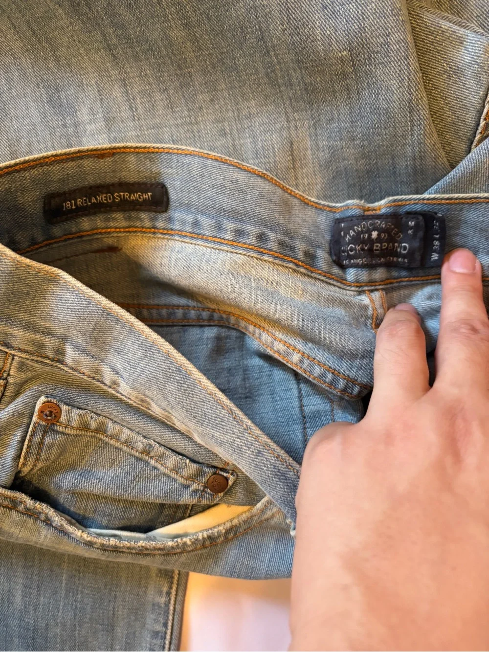 Lucky Brand Light Blue Straight Jeans